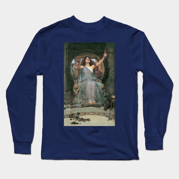 Circe Offering the Cup to Ulysses, 1891 John William Waterhouse Long Sleeve T-Shirt by immortalpeaches